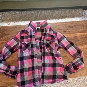O’Neill pink flannel